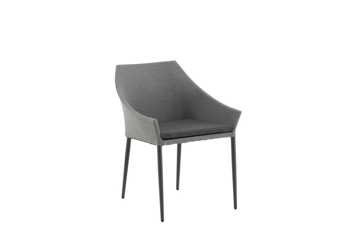2er Set - Gartenstuhl Sophia aus Aluminium/Polyester