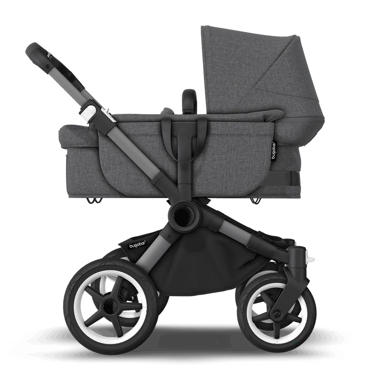 B-Ware Bugaboo Kinderwagen Mono Babywagen Donkey 5 Grey Melange Erweiterbar