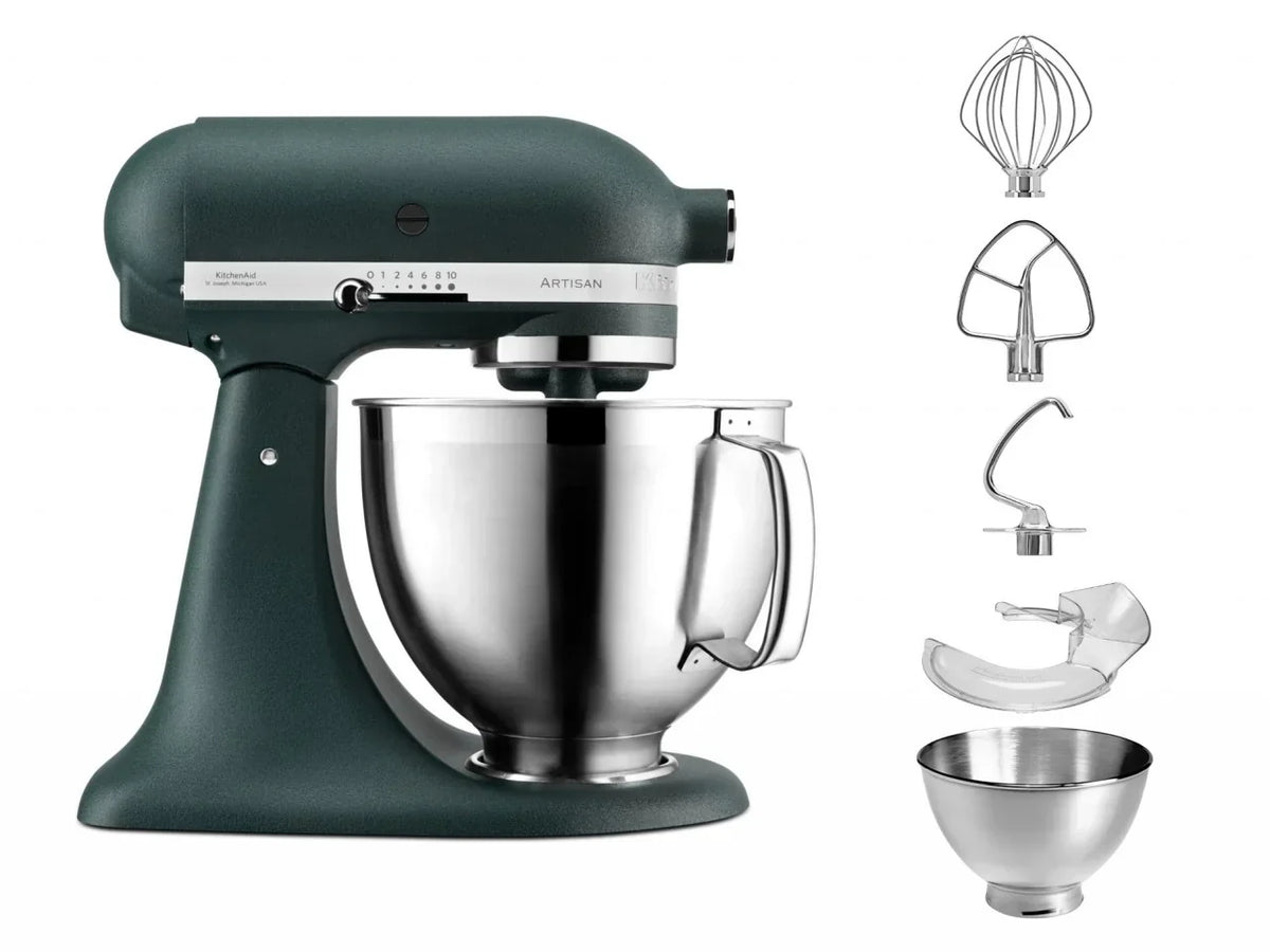 KitchenAid 4,8 L 5KSM185 Artisan Küchenmaschine Cookielover Artisan Fleischwolf+Spritzgebäck+Flexirührer