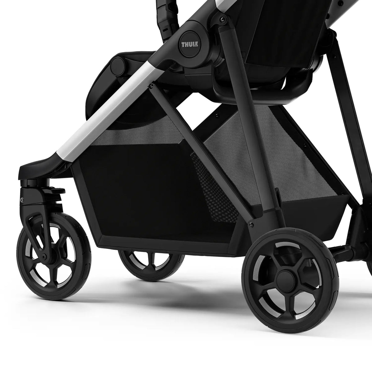 B-Ware Thule Sportwagen Buggy Shine Aluminium Grey Melange Umsetzbare Sitzeinheit