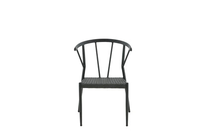 6er Set - Gartenstuhl Tina aus Rattan/Aluminium