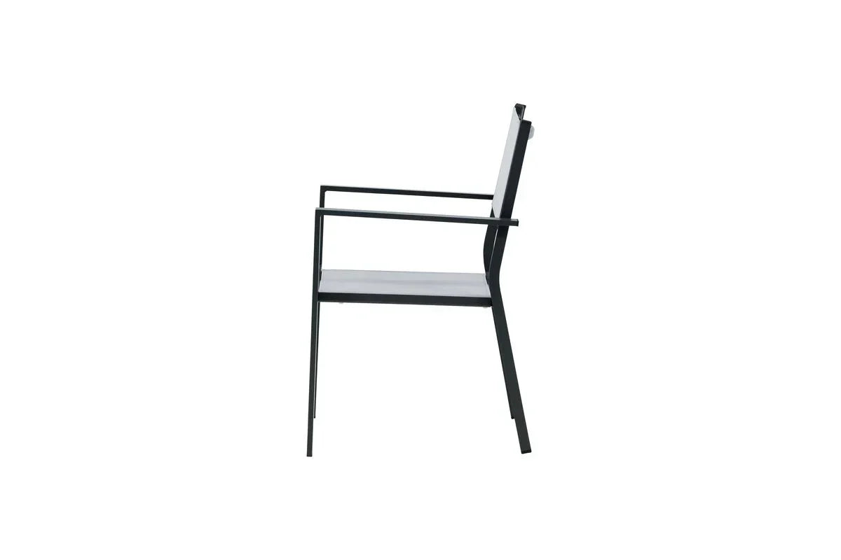 2er Set - Gartenstuhl Karibik aus Aluminium/Textilene